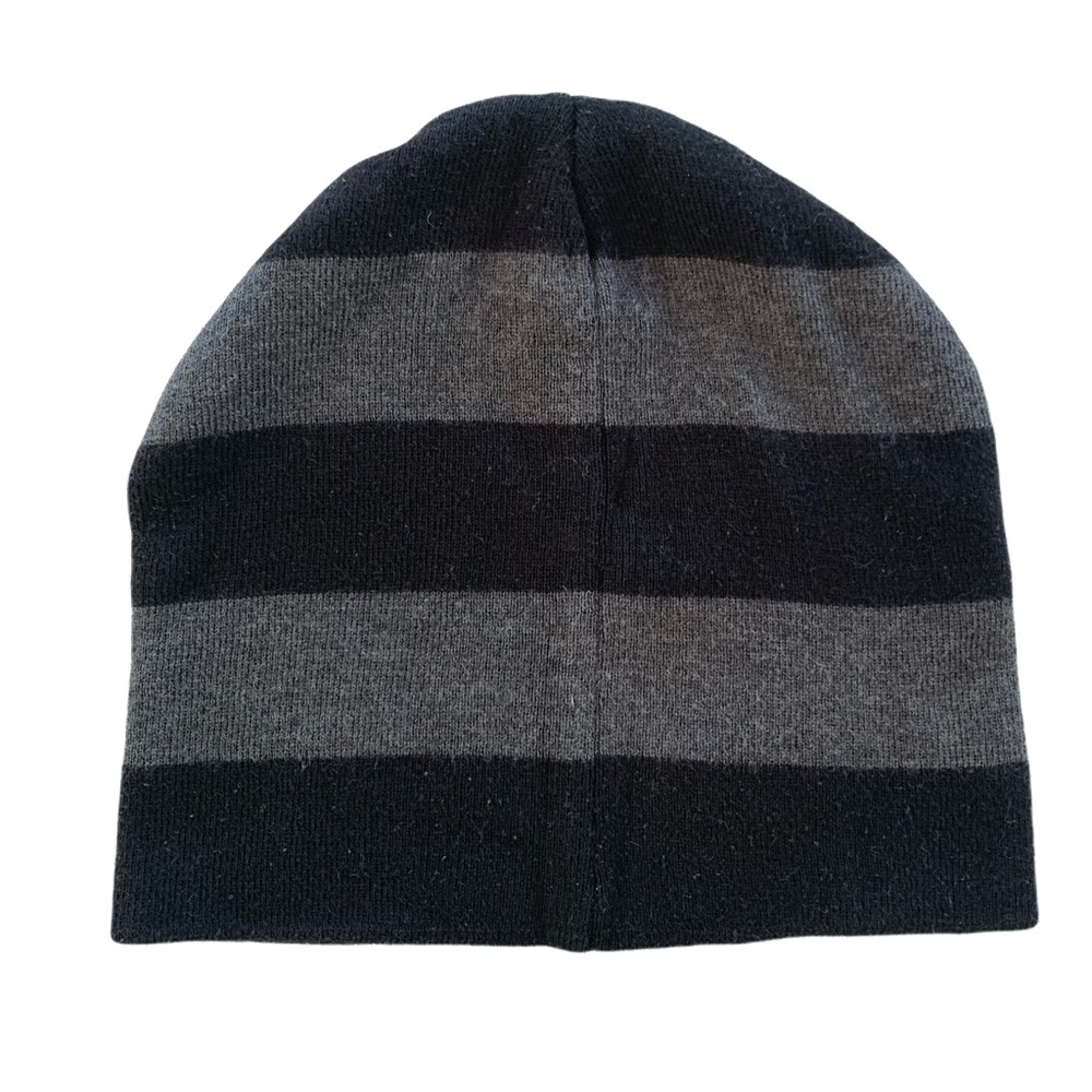 H&M Beanie Knit Hat. Gray Black. 8-11yrs